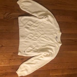 White Hollister soft sweater